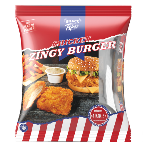 FROZEN CHICKEN ZINGY BURGER