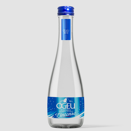 CARBONATED MINERAL WATER - 33CL GLASS BOTTLE