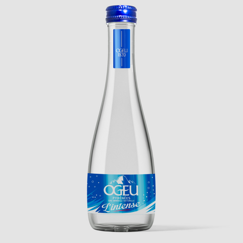 CARBONATED MINERAL WATER - 33CL GLASS BOTTLE