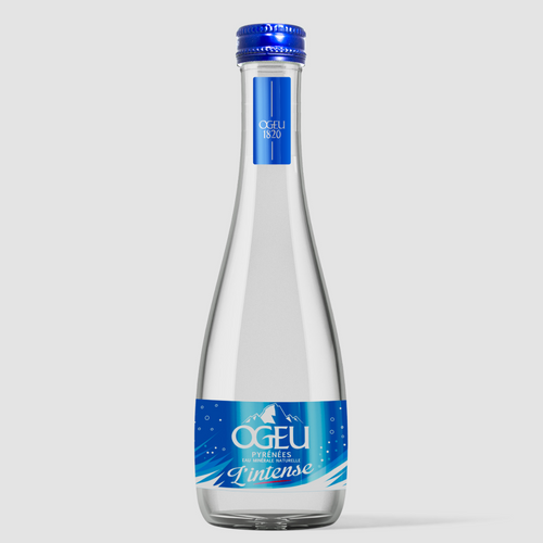 CARBONATED MINERAL WATER - 33CL GLASS BOTTLE