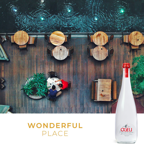 CARBONATED NATURAL MINERAL WATER - GLASS BOTTLE 75CL