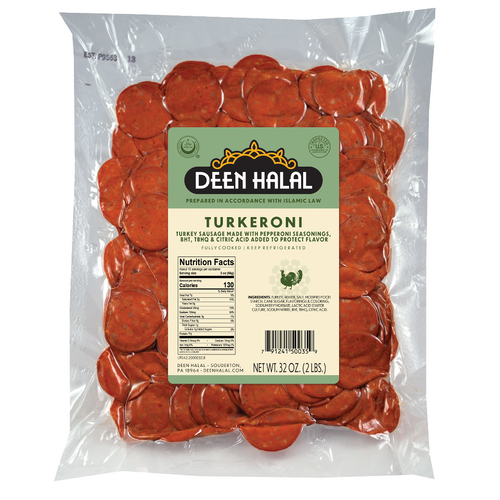 Deen Halal Sliced Turkeroni