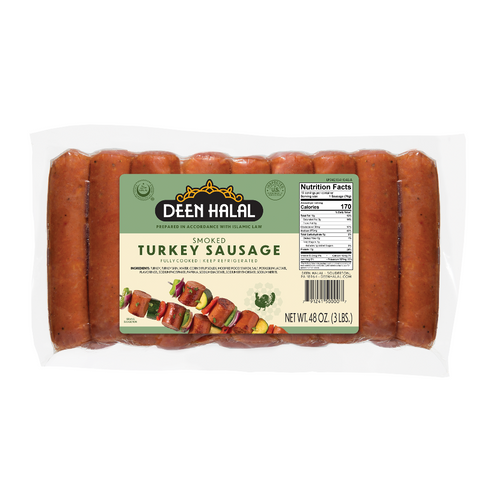 Deen Halal Smoked Turkey Sausage