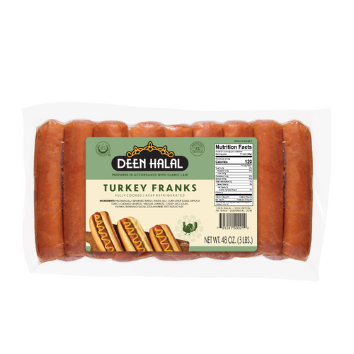 Deen Halal Turkey Franks