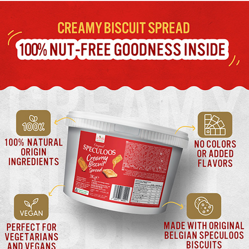 La Ricetta Speculoos Creamy Biscuit Spread- 3Kg