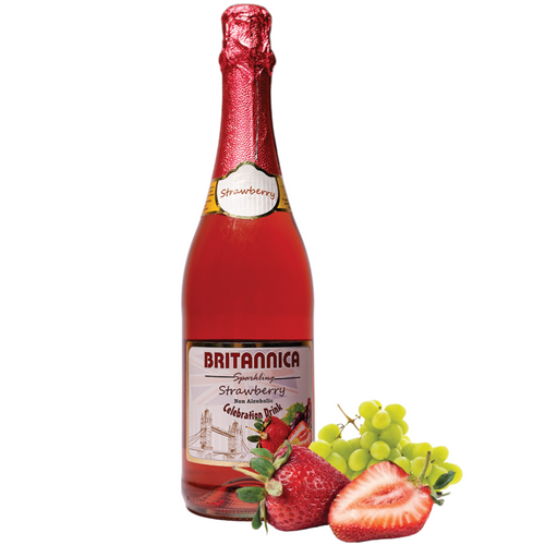 Britannica Strawberry Grape Non-Alcoholic Celebration Drink