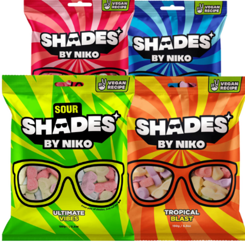 Shades by Niko Flavour Sweets 150g