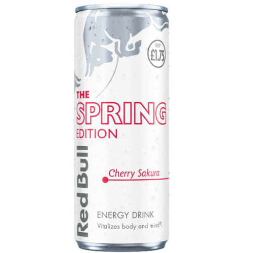 Red Bull The Spring Edition Cherry Sakura Energy Drink Pm £1.75 250ml