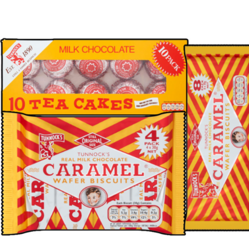 Tunnock's Caramel Wafer Biscuits
