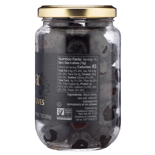 Dry Cured Black Olives