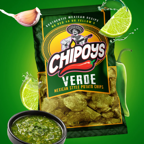 CHIPOY SALSA VERDE POTATO CHIP 2.5 OZ