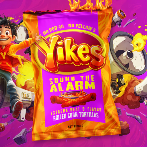 YIKES SOUND THE ALARM ROLLED CORN 4OZ