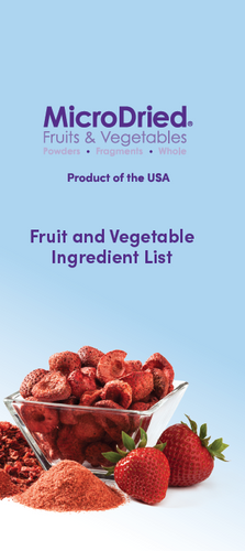 MicroDried Product Brochure