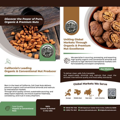 Cali Crest Nuts Expands Global Supply of Premium California Almonds and Walnuts