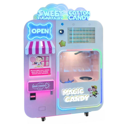 Vending Machine (Popcorn, Cotton Candy, Slush & Snacks)