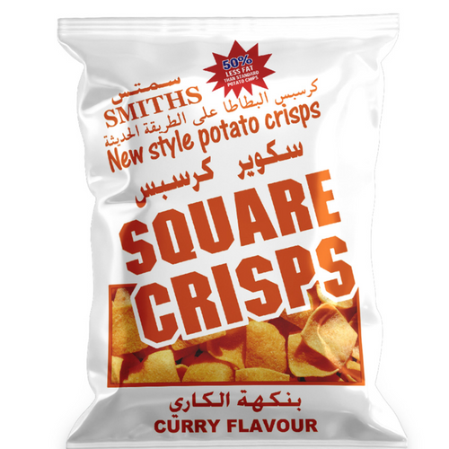 SQUARE CRISPS CURRY FLAVOUR
