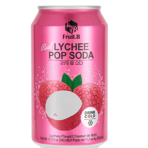 Fruit B Lychee Pop Soda - Gulfood 2026