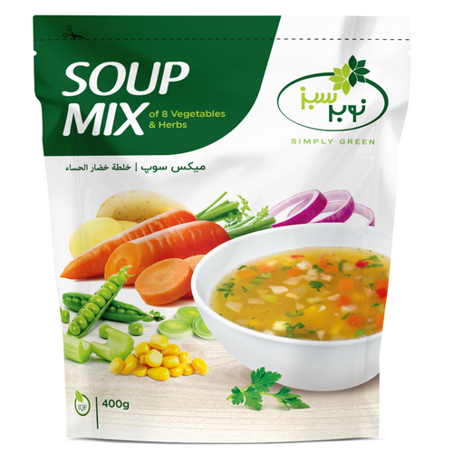 Nobar Sabz IQF Frozen Soup Mix (Assorted Vegetables & Herbs)