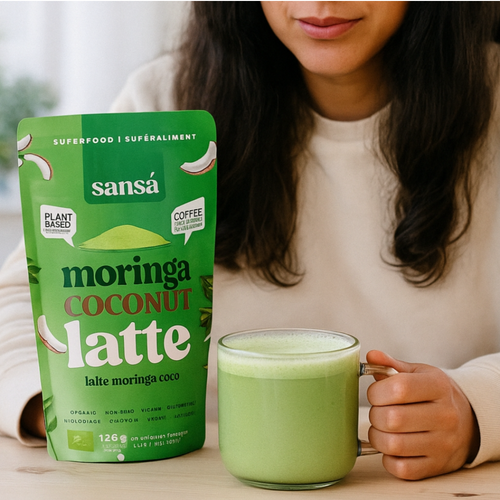 Moringa Coconut Latte
