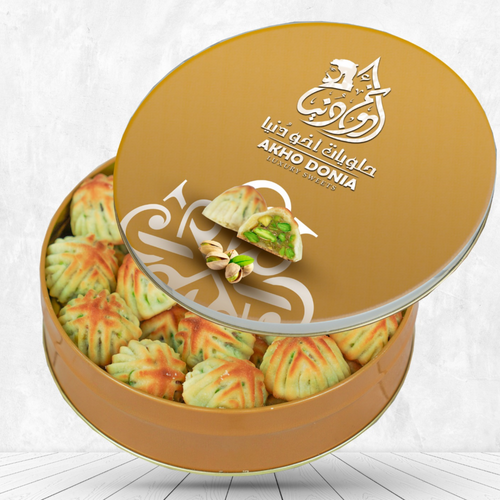 Pistachio Maamoul Can