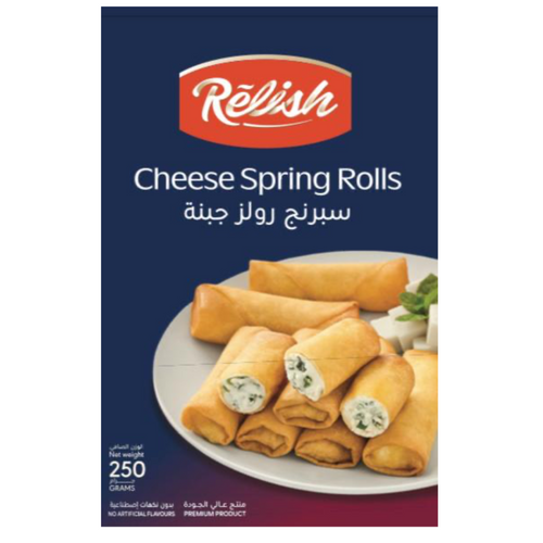 Relish Cheese Spring Rolls