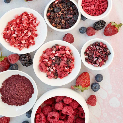 Gina's Table Freeze-dried Raspberries Powders and Crumbles - Gulfood 2026