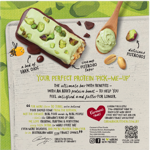 Carman's Pistachio Delight Protein Bar 6x200g
