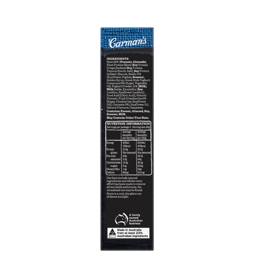 Carman's Greek Style Yoghurt & Berry Protein Bar 6x200g