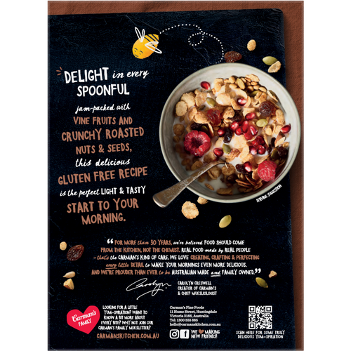 Carman's Crispy Deluxe Gluten Free Muesli 400g