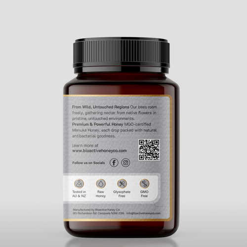 2500+ MGO Australian Manuka Honey Jar