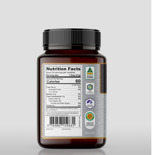 2500+ MGO Australian Manuka Honey Jar