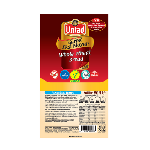 Unddo Bread Whole Wheat Bread UNTAD - Gulfood 2026