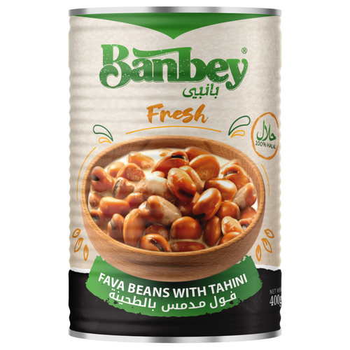 Canned Fava Beans with Tahini