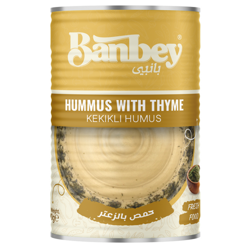 Canned Hummus with Thyme (Chickpeas Paste)