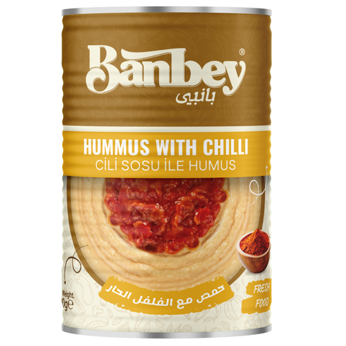 Canned Hummus with Chilli (Chickpeas paste)