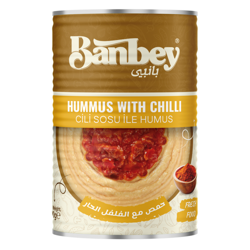 Canned Hummus with Chilli (Chickpeas paste)