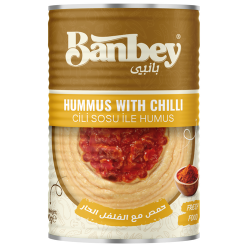 Canned Hummus with Chilli (Chickpeas paste)