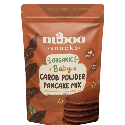 Organic baby carob powder pancake mix