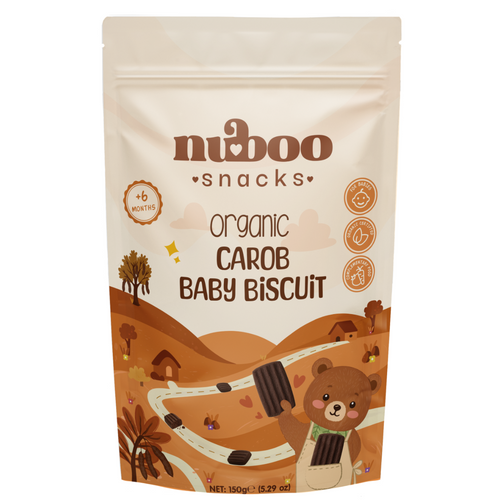 Organic carob baby biscuit