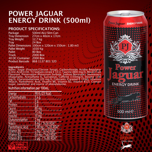 Power Jaguar Energy Drink 500ml