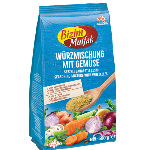 BIZIM MUTFAK VEGETABLE SEASONING SALT 500GR