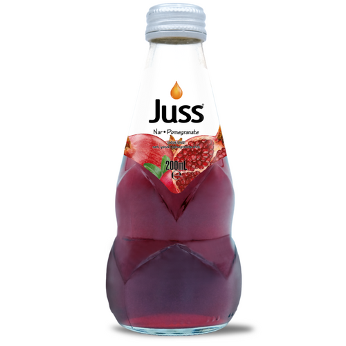 JUSS NECTAR & FRUIT DRINK GLASS BOTTLE