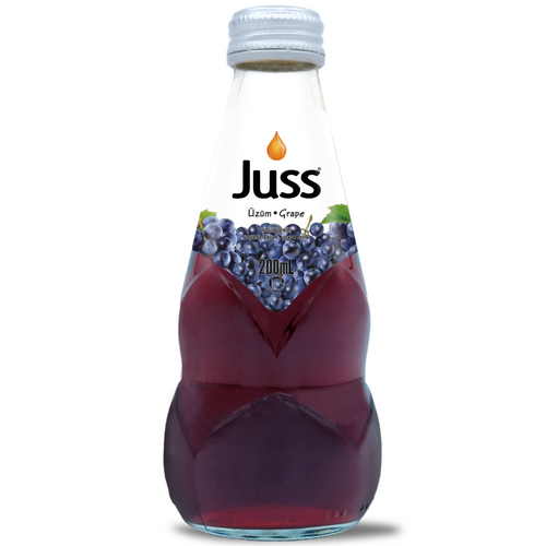 JUSS NECTAR & FRUIT DRINK GLASS BOTTLE