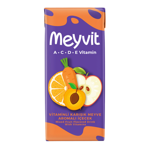 MEYVIT FLAVORED DRINK + VITAMIN 200 ML T.P