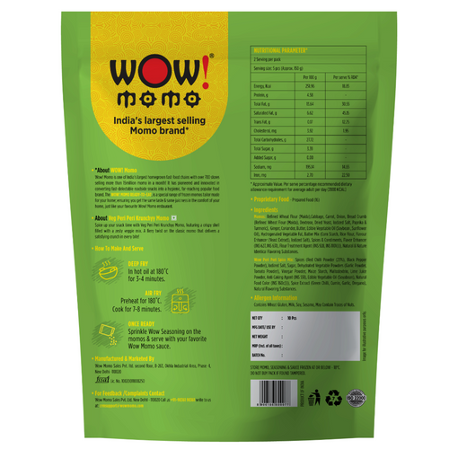 Wow! Momo Veg Peri Peri Krunchyy Momos