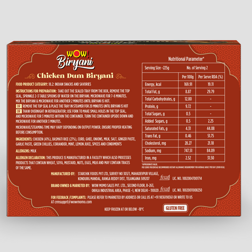 Wow! Biryani Chicken Biryani