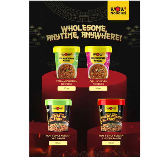 Wow Instant Noodles Korean Hot & Spicy