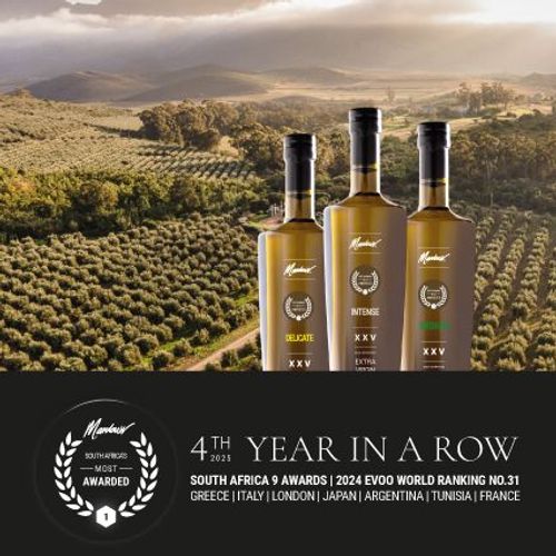 Mardouw Reaffirmed no.1 position as most awarded South African Extra Virgin Olive Oil producer