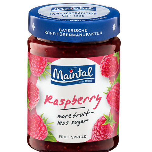 Maintal fruit spreads with reduced sugar content