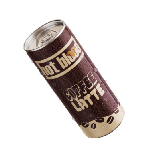 Hot Blood Coffee Latte